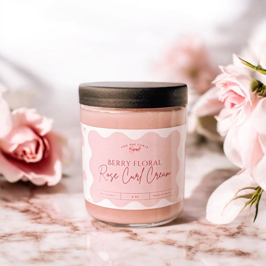 Rose Curl Cream Leave In Moisturizer 8 oz